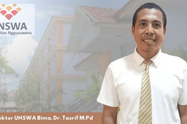 Rektor UNSWA Bima Dr Tasrif M. Pd