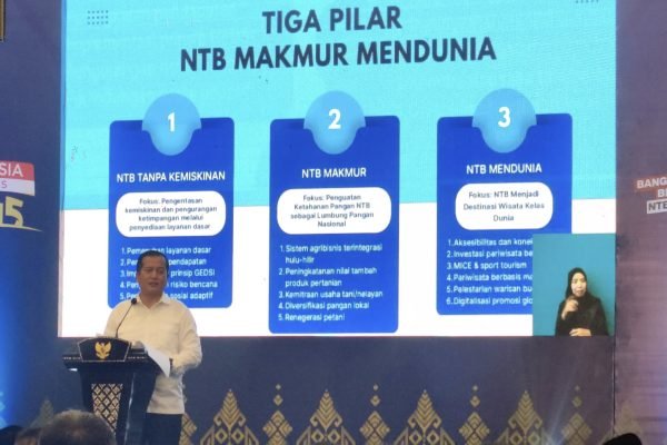 Gubernur NTB Dr H Lalu Muhamad Iqbal (foto kicknews.today/wn)