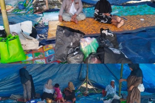 Haji Zulkarnain kerabat calon jemaah haji asal Mamben Lombok Timur. (foto kicknews.today/wn)