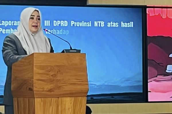 Wakil gubernur NTB Hj Indah Damayanti Putri (poto kicknews.today/adpim)