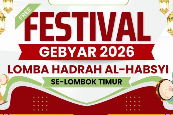 Pamflet Festival lomba hadrah Al-Habsyi. Foto. Ist