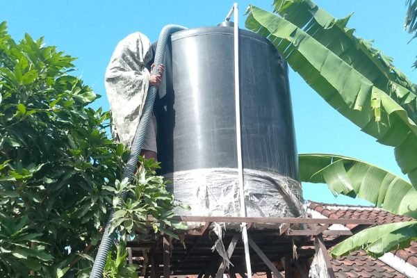 Salah satu tandon penampung air di Dusun Pane Utara Lombok Timur. Foto: Ist