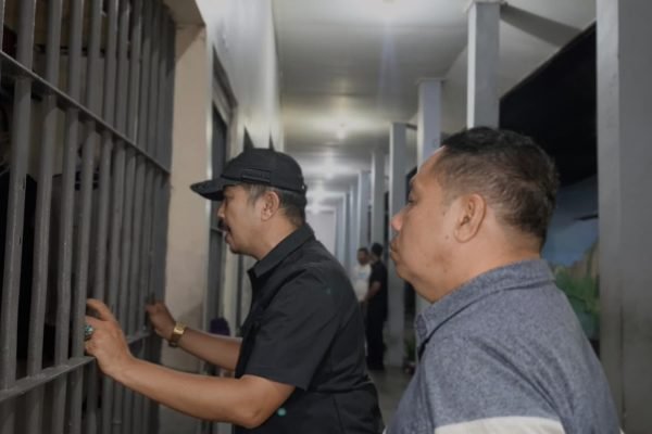 Inspeksi di Lapas kelas llB Selong Lombok Timur. Foto. Ist