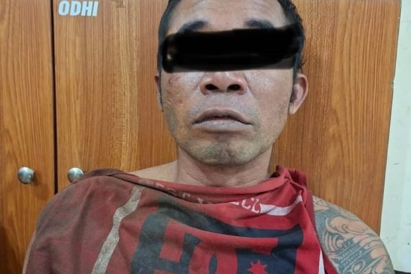 Residivis kasus pencurian diamankan petugas. Foto. Humas Polres Lotim.