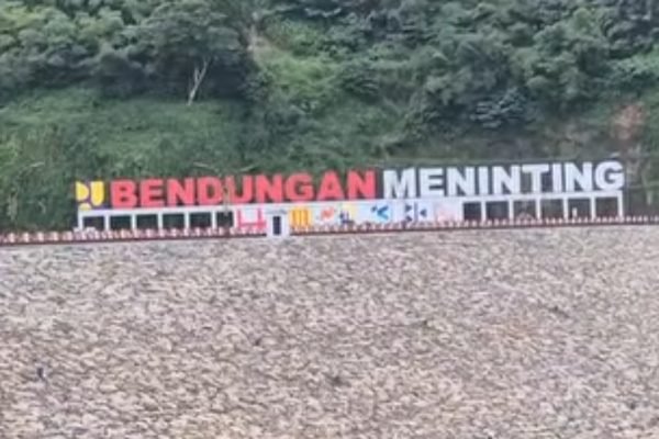 Bendungan Meninting Kabupaten Lombok Barat. (foto kicknews.today/wn)