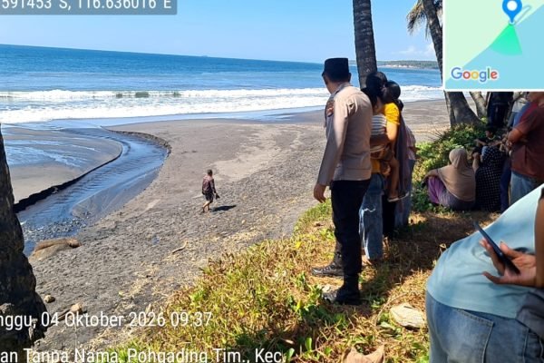 Pencarian korban hanyut, SA yang hilang terseret arus di Lombok Timur. , foto:Ist
