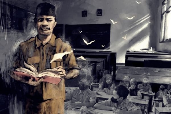 Ilustrasi guru PPK