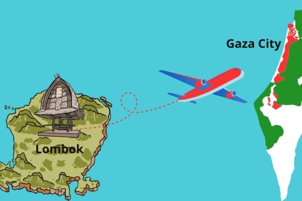 Ilustrasi Lombok - Gaza