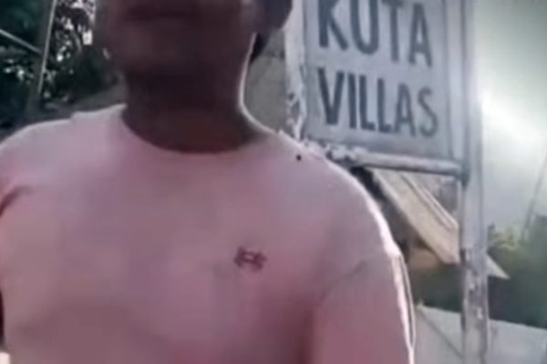 Tangkapan layar video cekcok di Mandalika