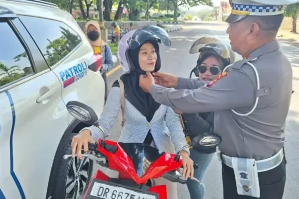 Ilustrasi razia kendaraan.