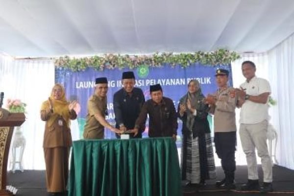 Momen launching inovasi pada acara HUT PA Taliwang ke 14.