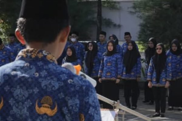 BPN Kabupaten Bima gelar upacara peringati HUT Korpri tahun 2025.