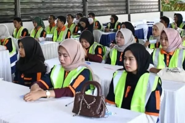 Peserta Pelatihan dan Sertifikasi Supervisor K3 Konstruksi KLU. (Foto. kicknews.today/Anggi)