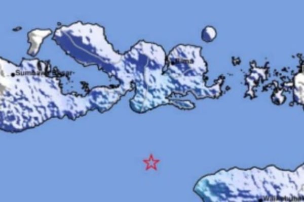 Peta gempa bumi rilis BMKG.