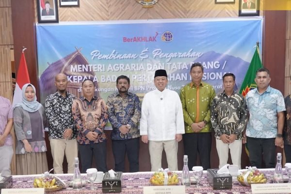 Menteri Agraria dan Tata Ruang/Kepala Badan Pertanahan Nasional (ATR/BPN), Nusron Wahid, melakukan kunjungan kerja ke Mataram, Provinsi NTB, Jumat (10/04/2026).