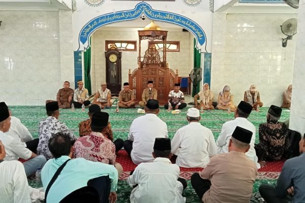 Kemenhaj Kota Bima gelar manasik haji perdana di Masjid Baitul Hamid Raba.