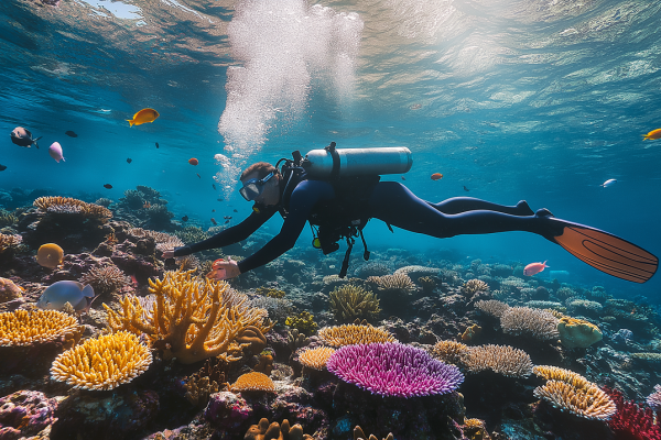 Ilustrasi Snorkeling. (Foto Pixabay)